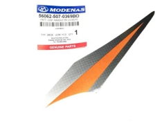 MODENAS GT135  ÖN FAR PANEL ETİKETİ TURUNCU SOL ORJİNAL